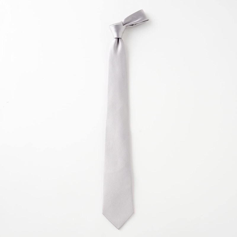 Ojier Men's Necktie, 100% Silk, Jacquard Tie, Solid Color, Gift,