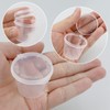 REBECASKYENS 1oz Small containers with Lids, Plastic Pots With Lids,Slime