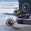Gazebo Fans Outdoor Hanging Ceiling Fans with Lights,16" Portable Plug