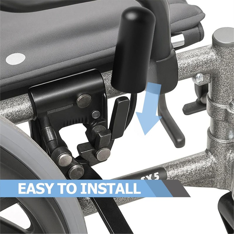 Wheelchair Brake Handle Covers Non-Slip Mobility Aid for 5/8" Flat