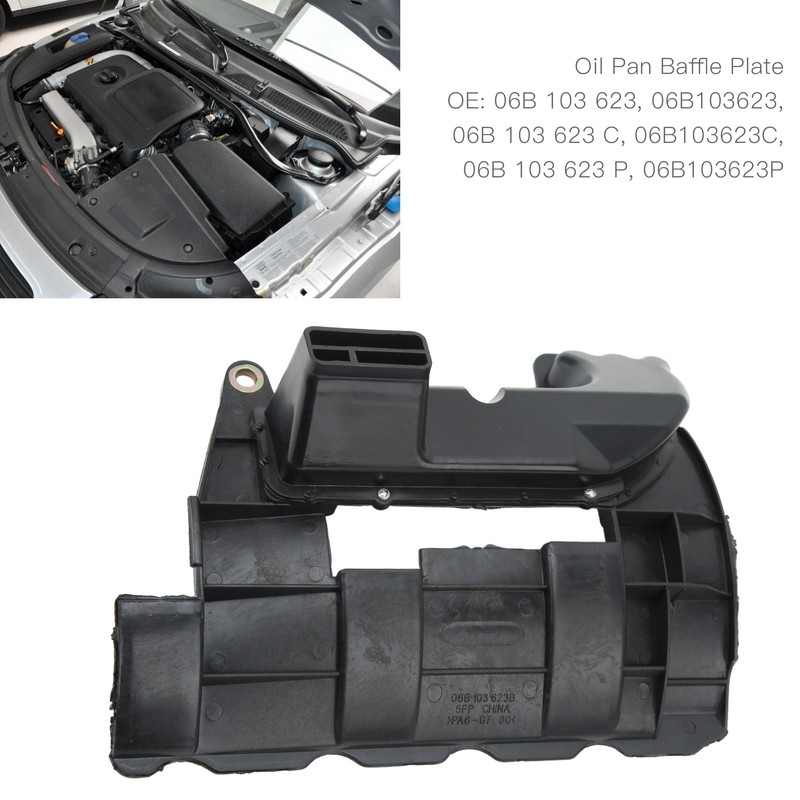 Oil Pan Baffle Restrictor Plate ABS High Strength 06B 103