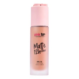 Pink Up, Maquillaje Liquido, Acabado Matte, Larga Duración Tono Caramel