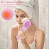 Feoflen Silicone Face Scrubber Exfoliator, Silicone Face Wash Brush for