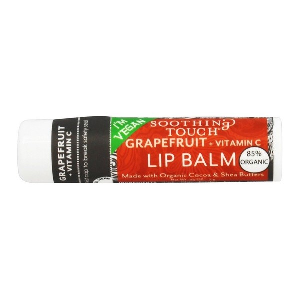 Soothing Touch Grape Fruit Lip Balm, 0.25 Ounce - 12 per case.