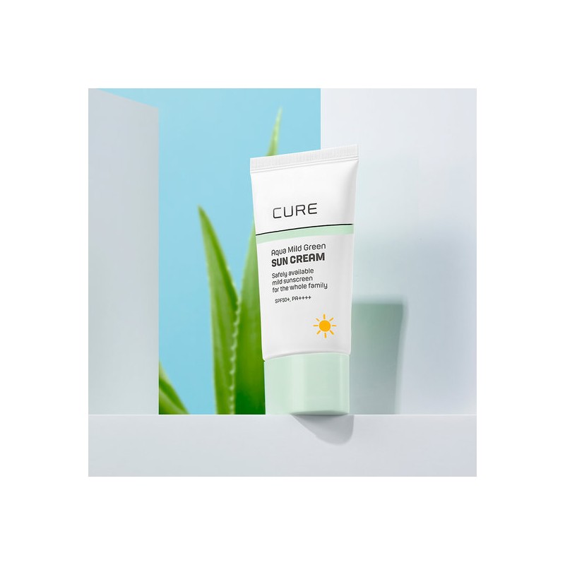 [Kim Jeong Moon Aloe] Cure Mild Green Sun Cream (Physical