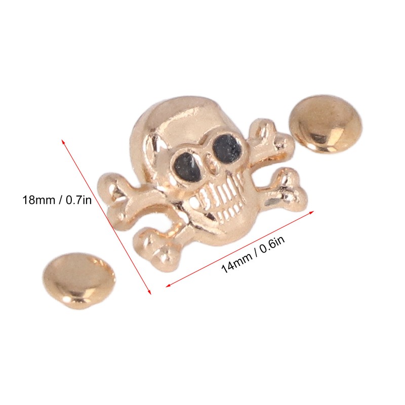 150 Sets DIY Skull Rivets Gothic Style Rustproof Exquisite Fines