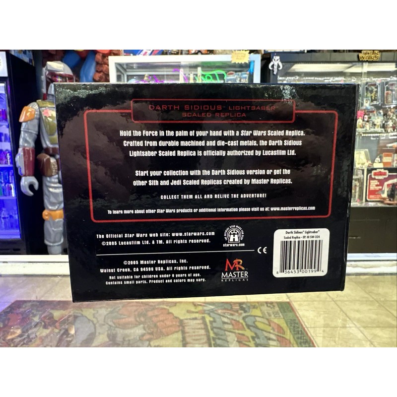 Darth Sidious Master Replica Lightsaber