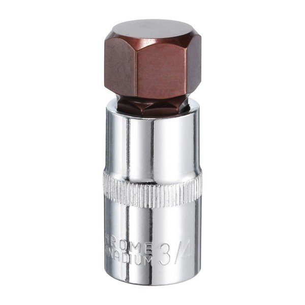 QUARKZMAN 3/4 Inch Hex Bit Socket 1/2 Inch Drive SAE