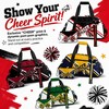 Cheer Duffel Bag Set with Makeup Bag & Bow Keychain,
