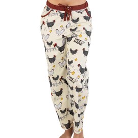 Lazy One Pajamas for Women, Cute Pajama Pants and Top Separates, Rise & Shine, Chicken, Chicks, Animals, Farm