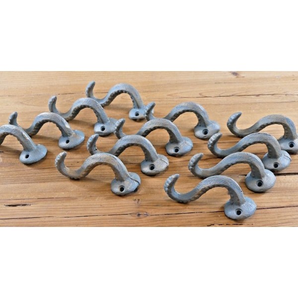 Cast Iron Antique Style Durable 12 Cast Iron Octopus Tentacle
