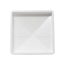 White Durable Vinyl Pyramid Post Cap 3.5 Inch x 3.5 Inch (Single Pack)