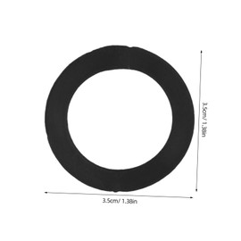 Kisangel 50pcs Rubber Weight Washers for Dumbbells and Barbells Fitness Equipment Nut Rings Secure Spinlock Collars for Weightlifting Accessories Compatibility for Gym Use