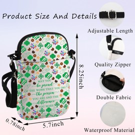 PLITI Scout Gift Scout Troop Gift Scout Leader Gift May You Be Proud Of The Work You Do Scout Symbol Crossbody Bag For Women (Be Proud Scout ZCbagU)