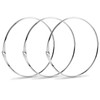 FORETOGO Pack of 3 Goods Ring Key Ring Large, 150