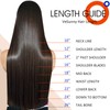 VeSunny Brown Clip in Hair Extensions Human Hair #2 Darkest