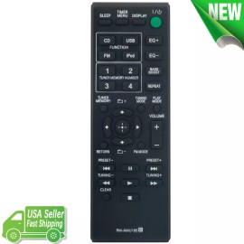 Unbranded New RM-AMU185 Remote Control for Sony Home Audio System MHC-EC619IP MHC-EC719IP