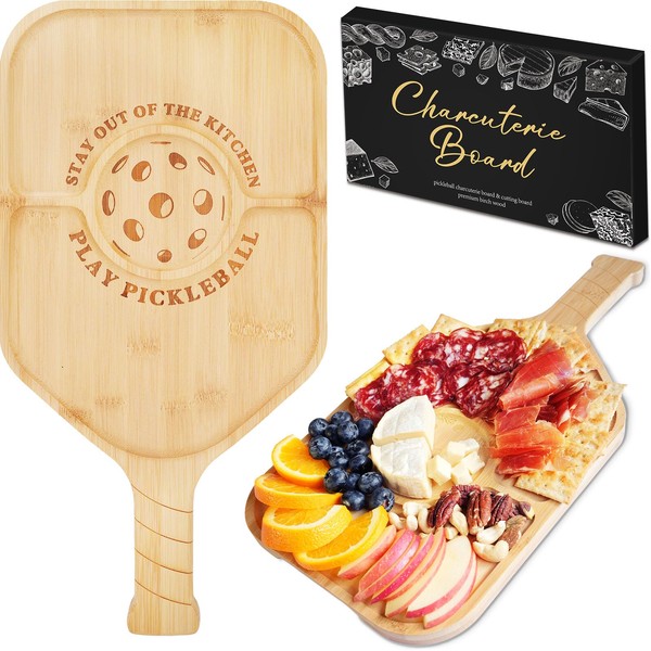 Pickleball Charcuterie Board, Funny Pickleball Gift for Men and Women,