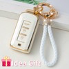 Gematay for Mitsubishi Key Fob Cover with Keychain Lanyard, Key