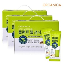 Olganica 올가니카 플랜트 웰 생식 30g x 75포 (3박스) Olganica Plant Well Raw Snack 30g x 75 packs (3 boxes)