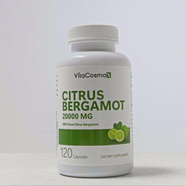 VitaCosmoX Citrus Bergamot Capsules – 1,000 mg (20:1 Extract) - Size: 2-pack
