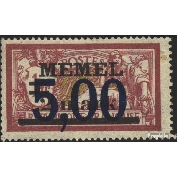 Memelgebiet 51 fine used/cancelled 1922 Supplementary Issue (Stamps for collectors)