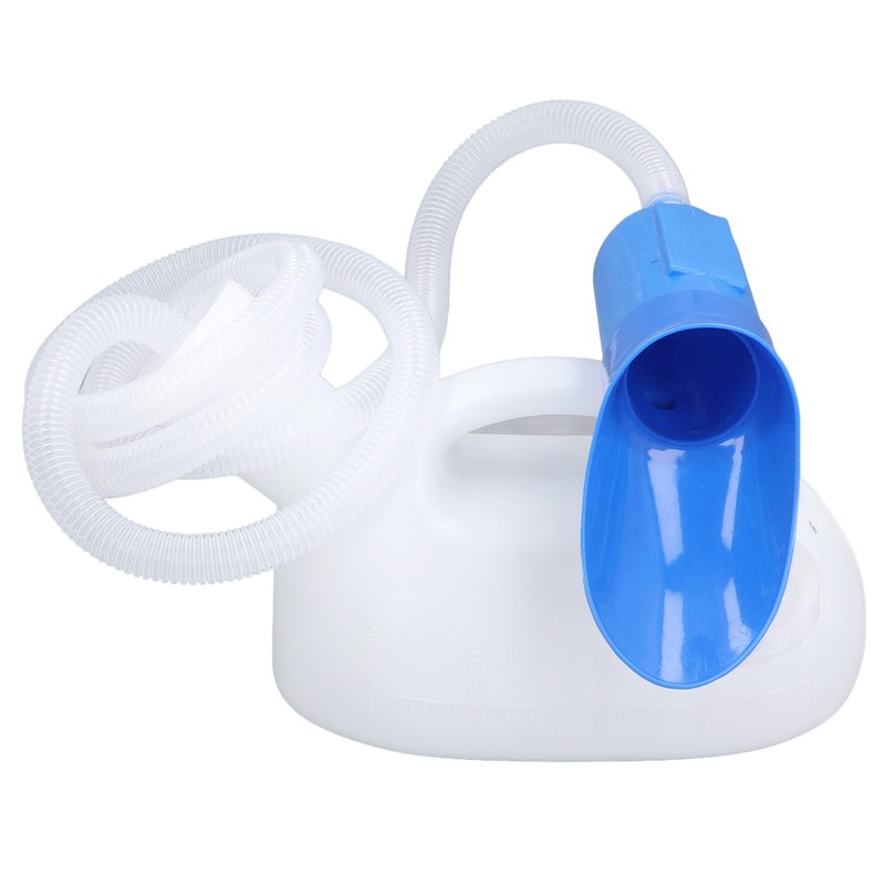 Male Urine Bottle 2000ml Ergonomic Large Opening Strong Plastic Large