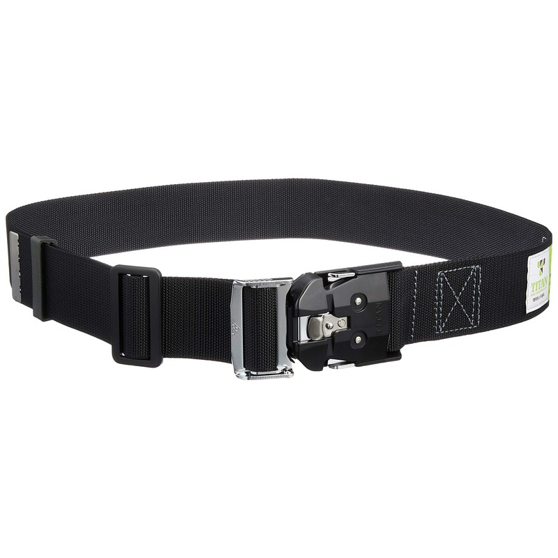 Titan OT-HAB-BL-L Crash Prevention Equipment Work Belt, One-Touch Type