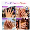 21Pcs Kit Esmaltes Uña Gel SemipermanenteBase CoatGlossy Top CoatMatte Top