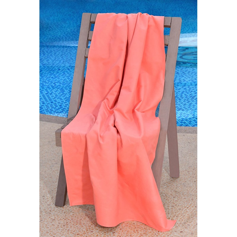 Sleepdown Plain Large Beach Towel Soft Microfiber Absorbent Swimming Pool