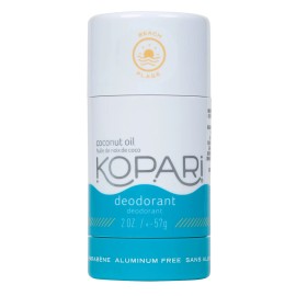 Kopari Natural Aluminum Free Coconut Deodorant Beach Scent 2 Ounce Smooth Formula