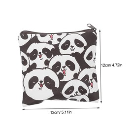 Baluue 2pcs Cute Sanitary Napkin Storage Bag for Teen Adorable Cartoon Design Portable Small Period Pouch for School Travel Organizing Feminine Products