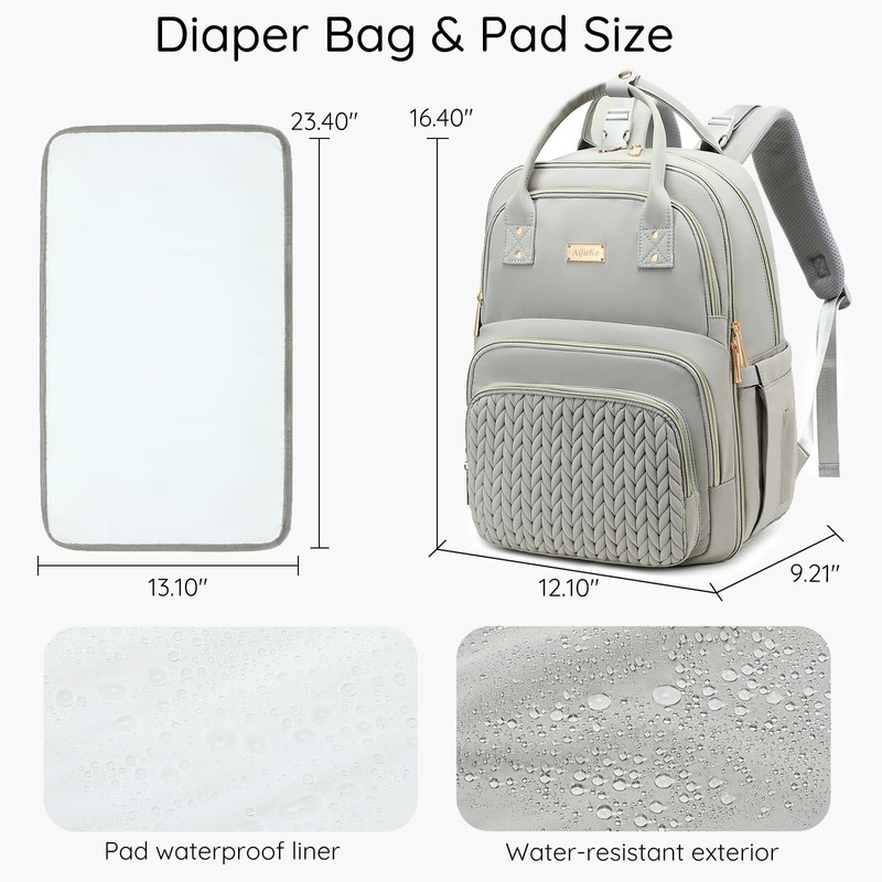Diaper Bag Backpack - Large Multi functional, Boys, Girls &