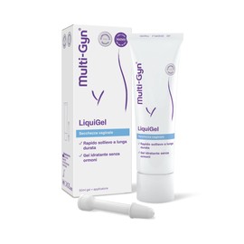 Multi-Gyn LiquiGel crema intimo Donna - Gel idratante Contro Secchezza Vaginale e Prurito. Ripristina il PH della Pelle con Ingredienti Naturali - Gel 50ml + applicatore
