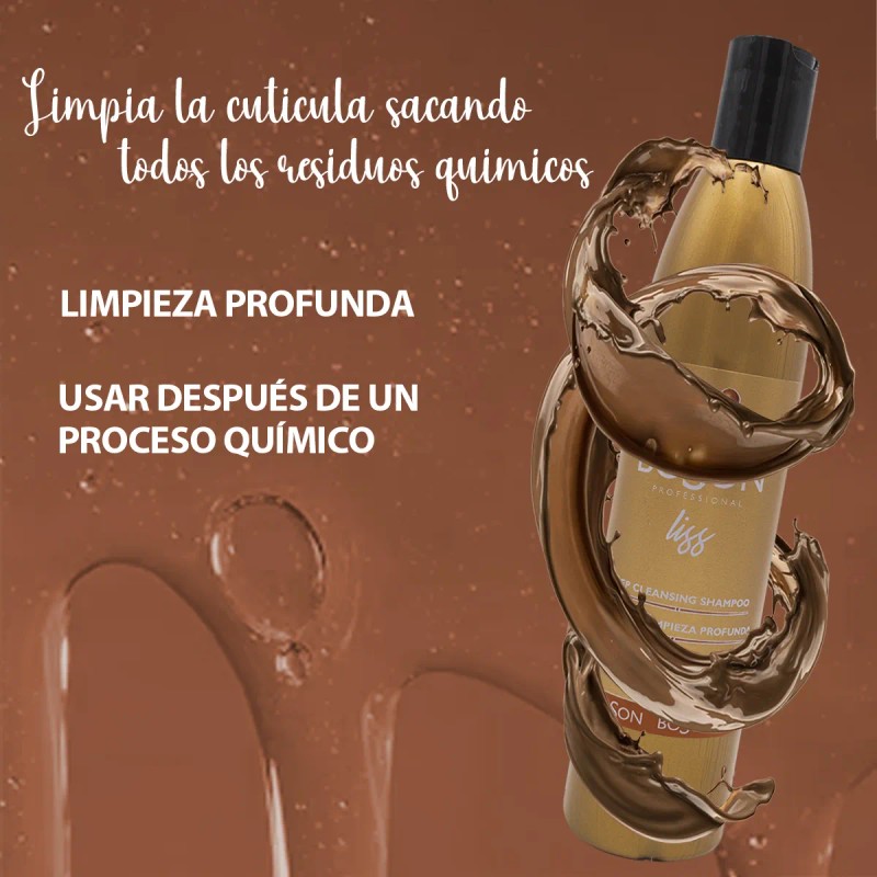Shampoo De Limpieza Profunda Boson Liss 320ml