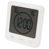 Digital Display Thermometer White Outdoor Garden Waterproof Temperature Meter with