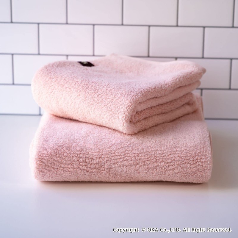 Oka PLYS Priss Base Will Face Towel, Approx. 13.4 x