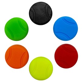 Tennis Dampener Cute/Funny 6 Pack Tennis Ball Tennis Racket Vibration Dampener Soft Silicone Tennis Racquet Shock Absorbing Tennis Damper Tennis Gift, Assorted Design (6 Pack Tennis Ball)