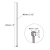 sourcing map Straight ejector pins 3 mm (1/8 inch) diameter