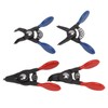 4pcs Mini Snap Ring Plier Set Universal Metal Spring Loaded