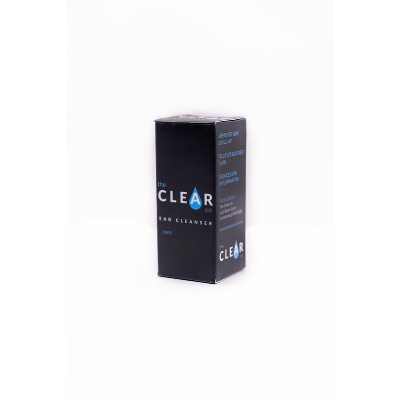 The Clear Co Ear Cleanser - Specifically Formulated Drops To