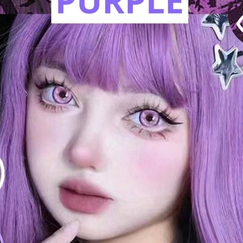 Makeup tools with easy application:_Purple