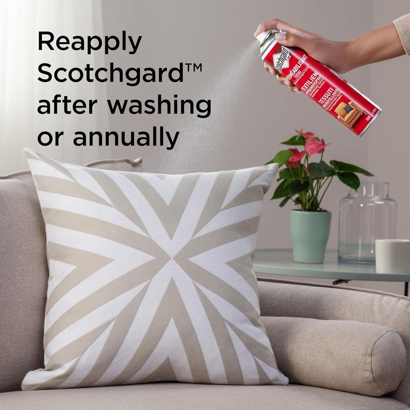 Scotchgard Fabric & Upholstery Protector, Repels Liquids, Blocks Stains,1 Can,