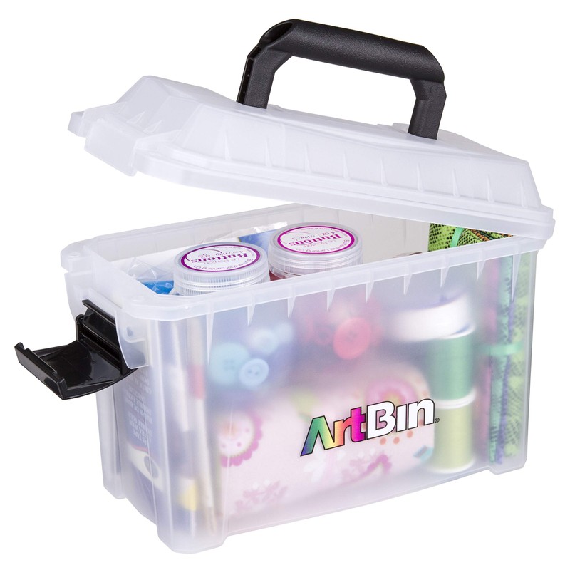 ArtBin 6815AG Mini Sidekick Tragetasche, tragbarer Kunst-und Handwerks-Organizer mit Griff,