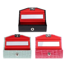 Luxurious Lipstick Black And Rose Red And Greyish Green