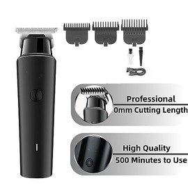 Hair Clippers for Men, Hair Clipper Professional Hair Trimmer Rechargeable Hair Cutting Machine Cordless Electric T-Blade 0mm Beard Shaver