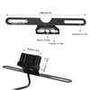 Motorcycle License Plate Lamp Blue LED with Bracket Univeral for