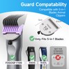 FOGOSP Animal Stainless Steel Clip Attachment Guide Comb Set for