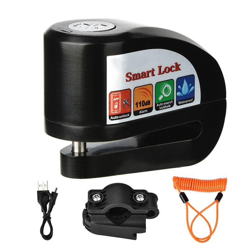 Y801 Smart Bluetooth Motorcycle Bicycle Lock APP Keyless Auto theft