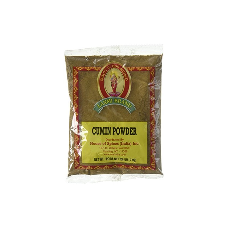Laxmi All-Natural Dried Cumin Powder - 7 Ounce